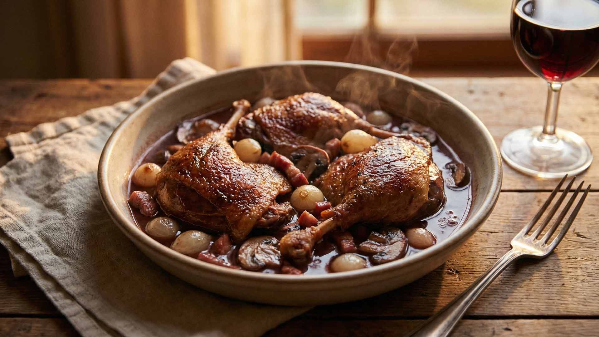 Canard au vin blanc façon grand-mère