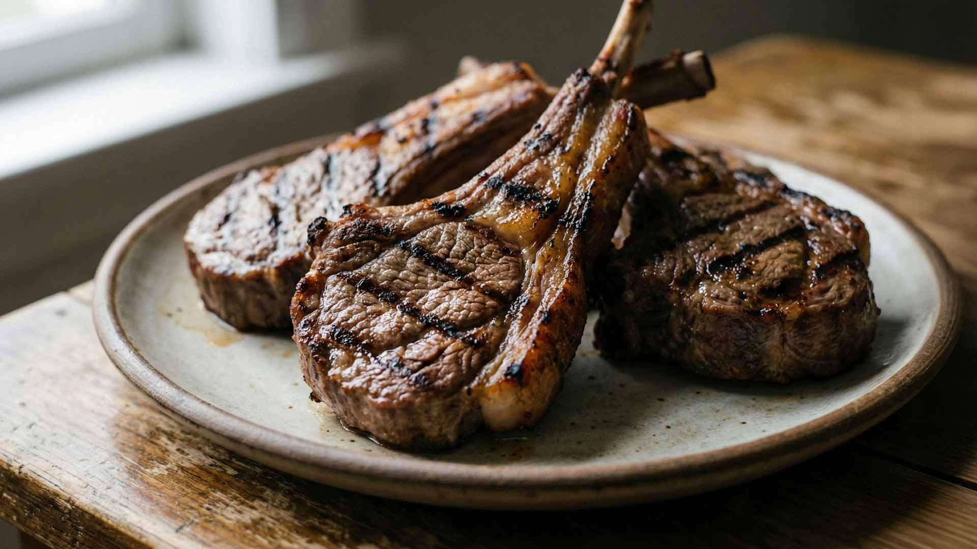 Côtelettes d'Agneau Grillées