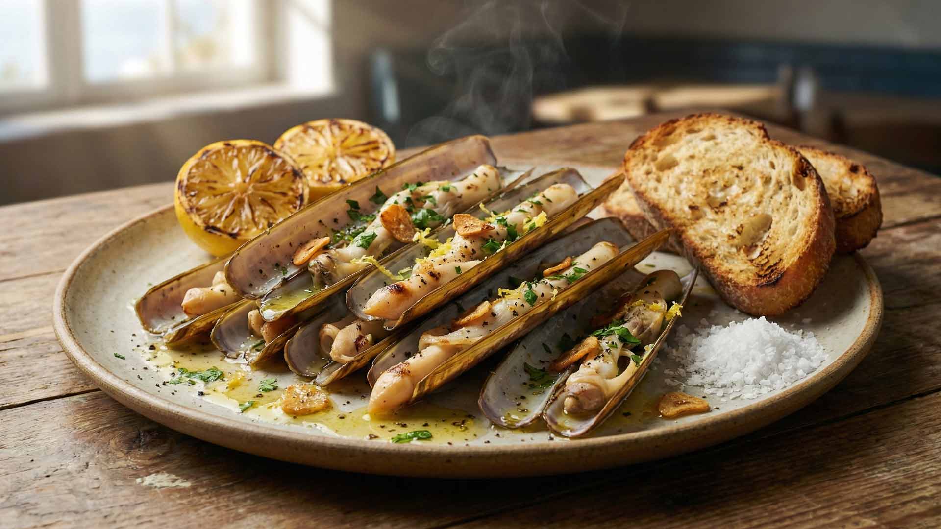 Couteaux à la plancha Image