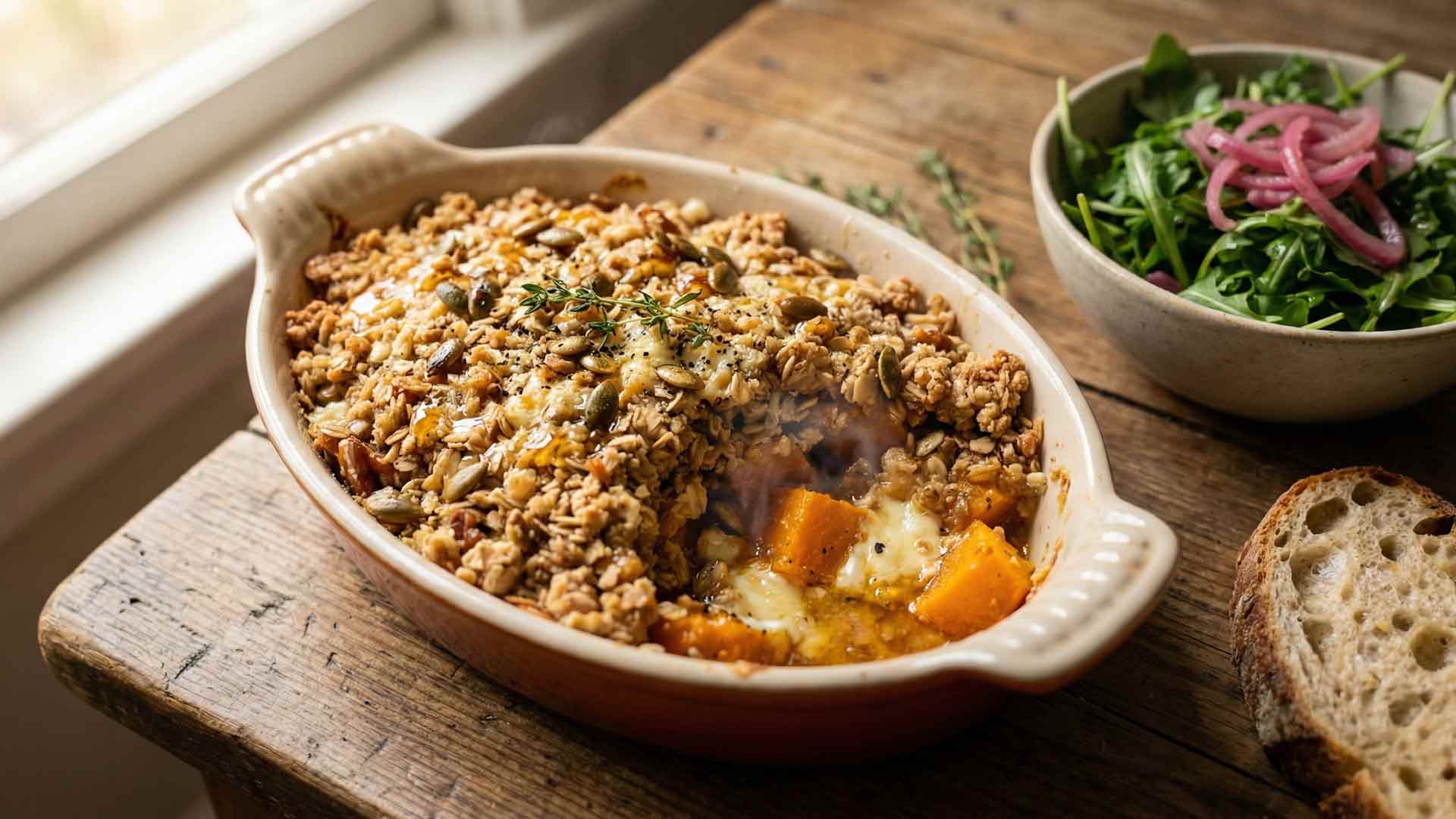 Crumble de butternut au chèvre Image