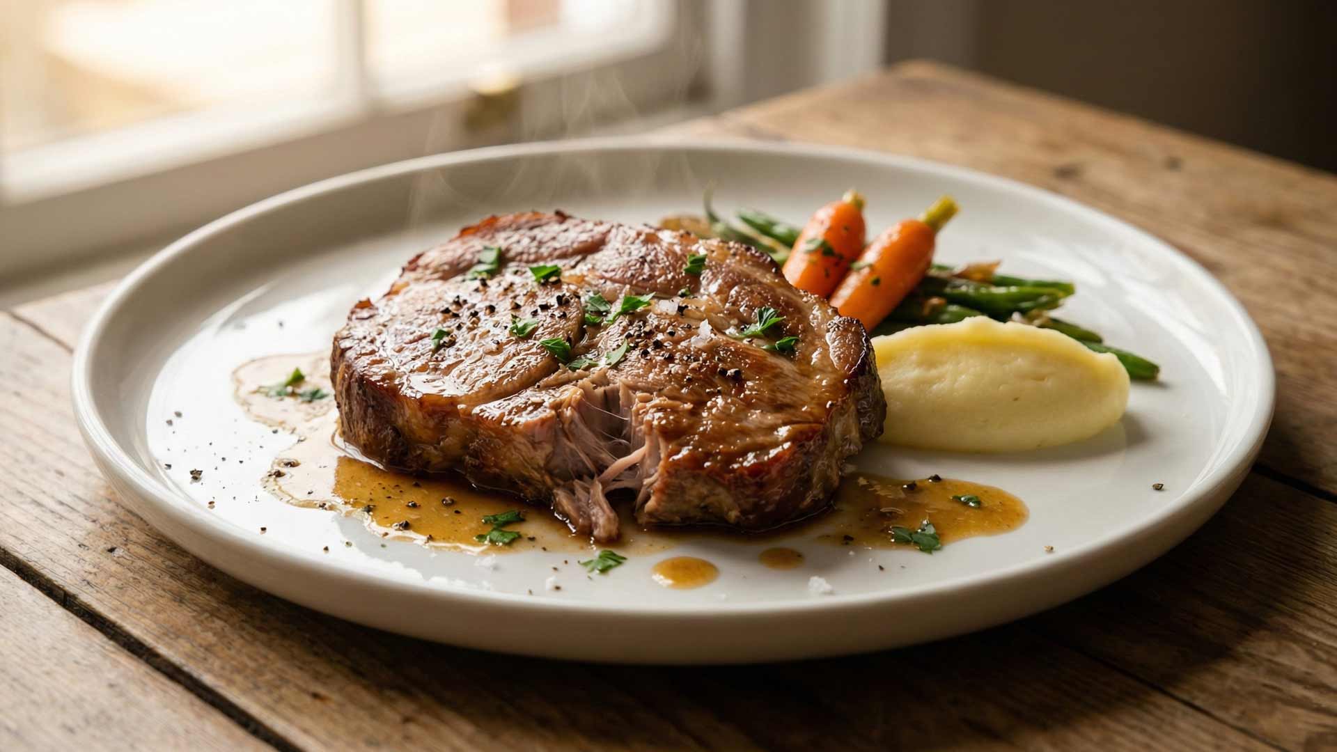 Échine de Porc Confite au Four Image