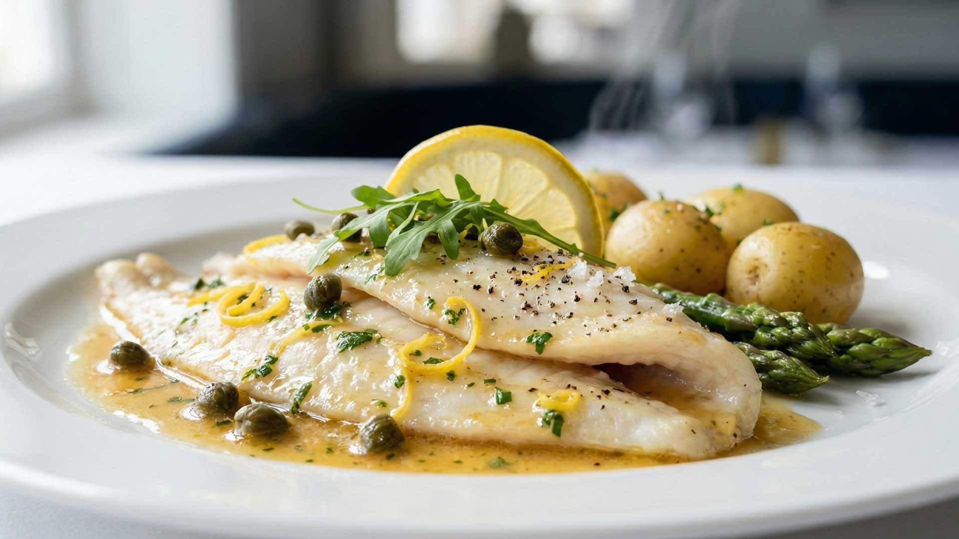 Filet de Sole au beurre citronné