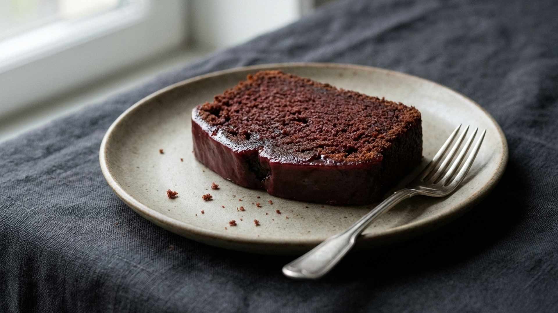 Gâteau au vin rouge