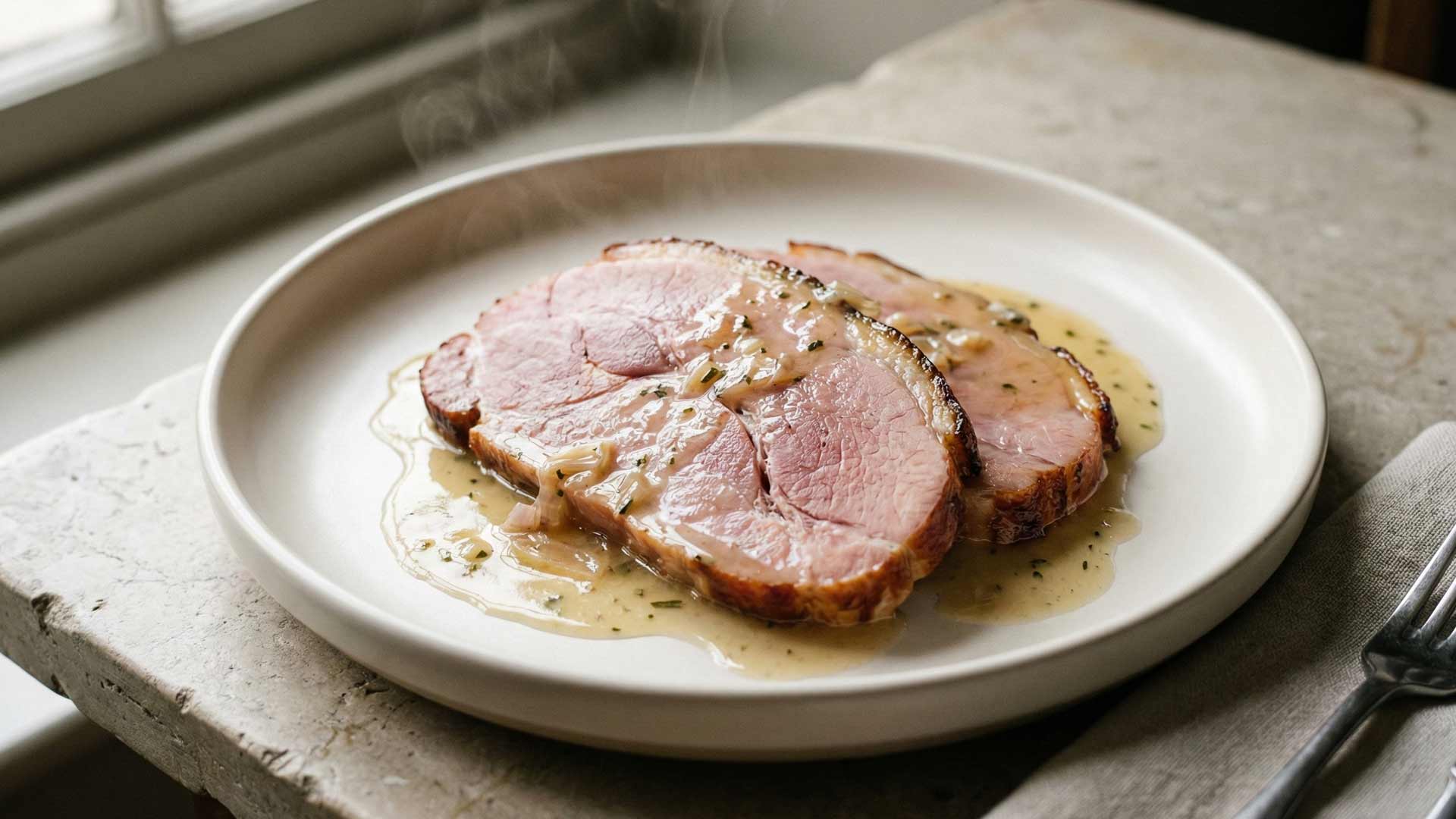Jambon au vin blanc de Bourgogne Image