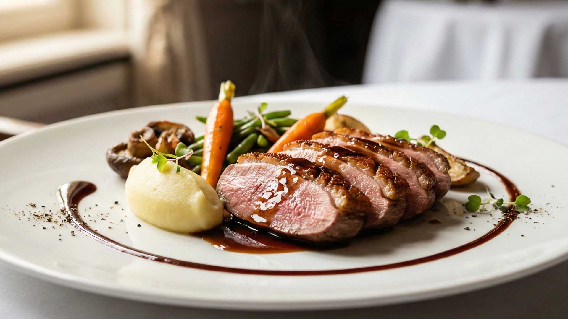 Magret de canard rosé