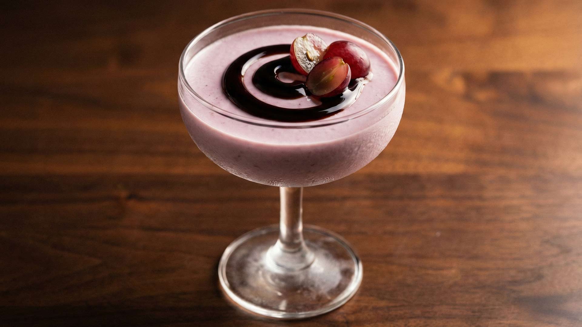 Mousse de raisin au vin Image