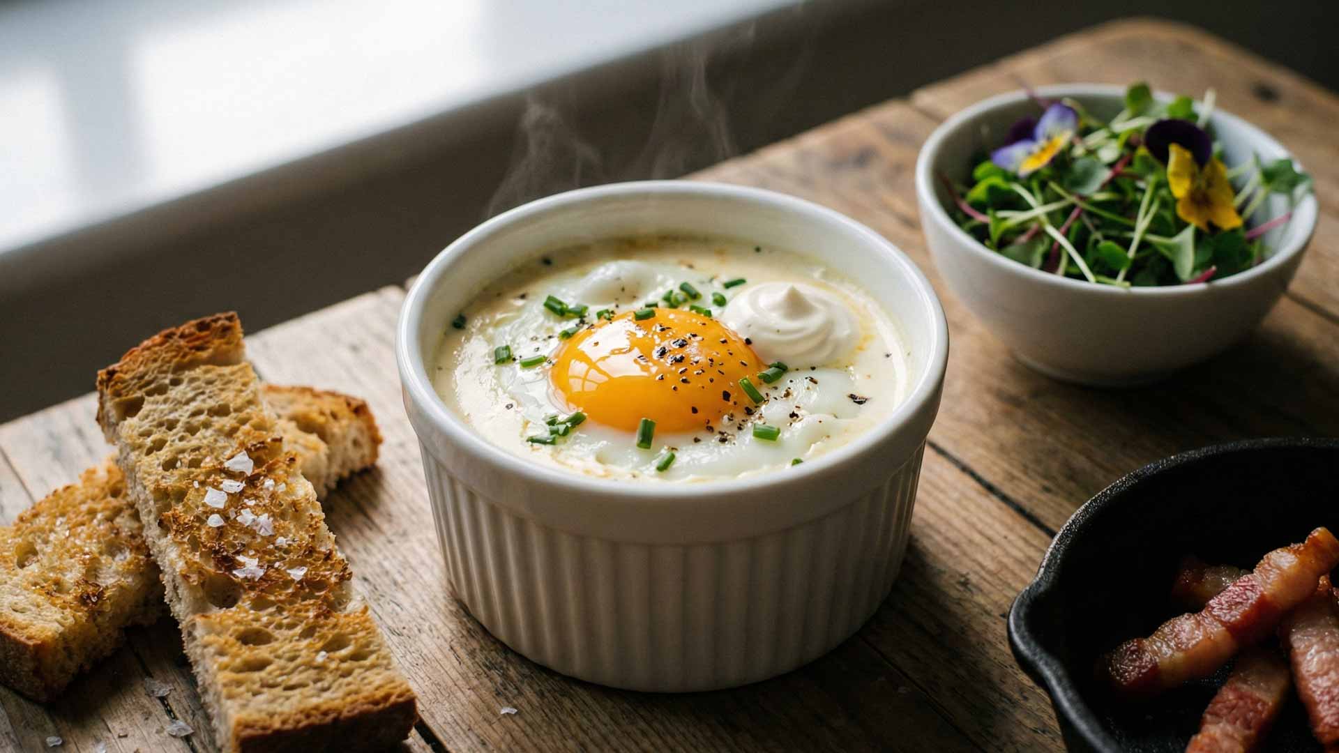 Œufs Cocotte à la crème Image