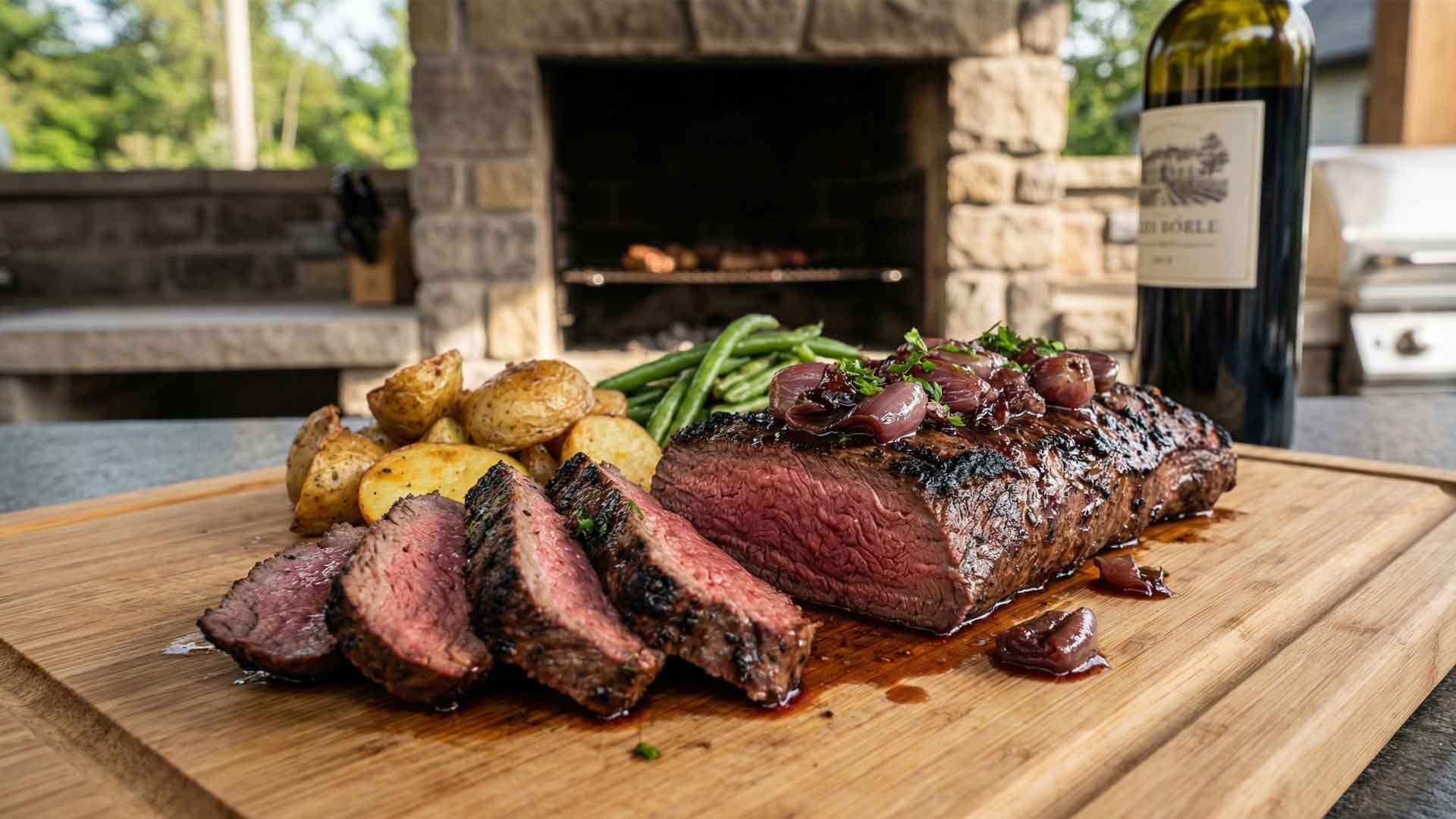 Onglet de boeuf mariné Image