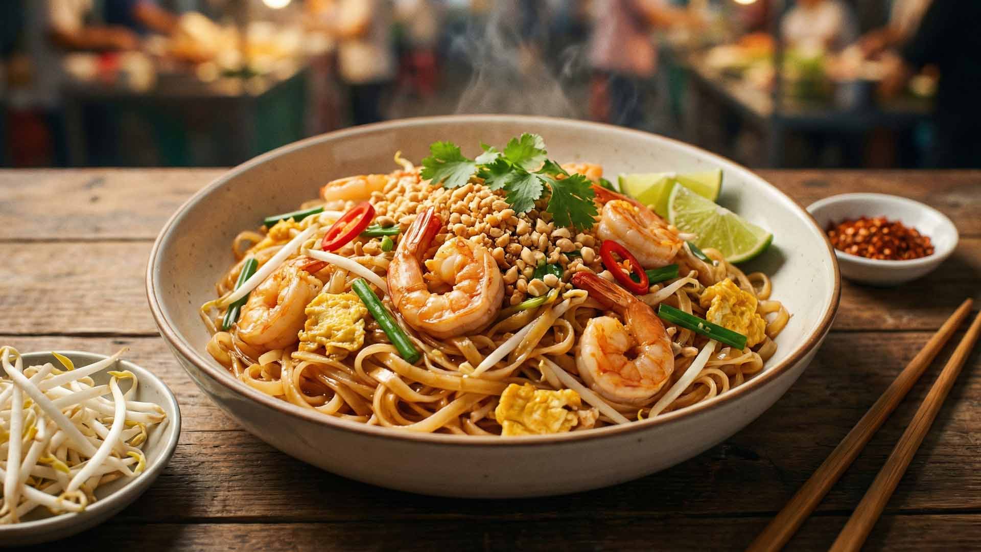 Pad Thaï aux Crevettes Image