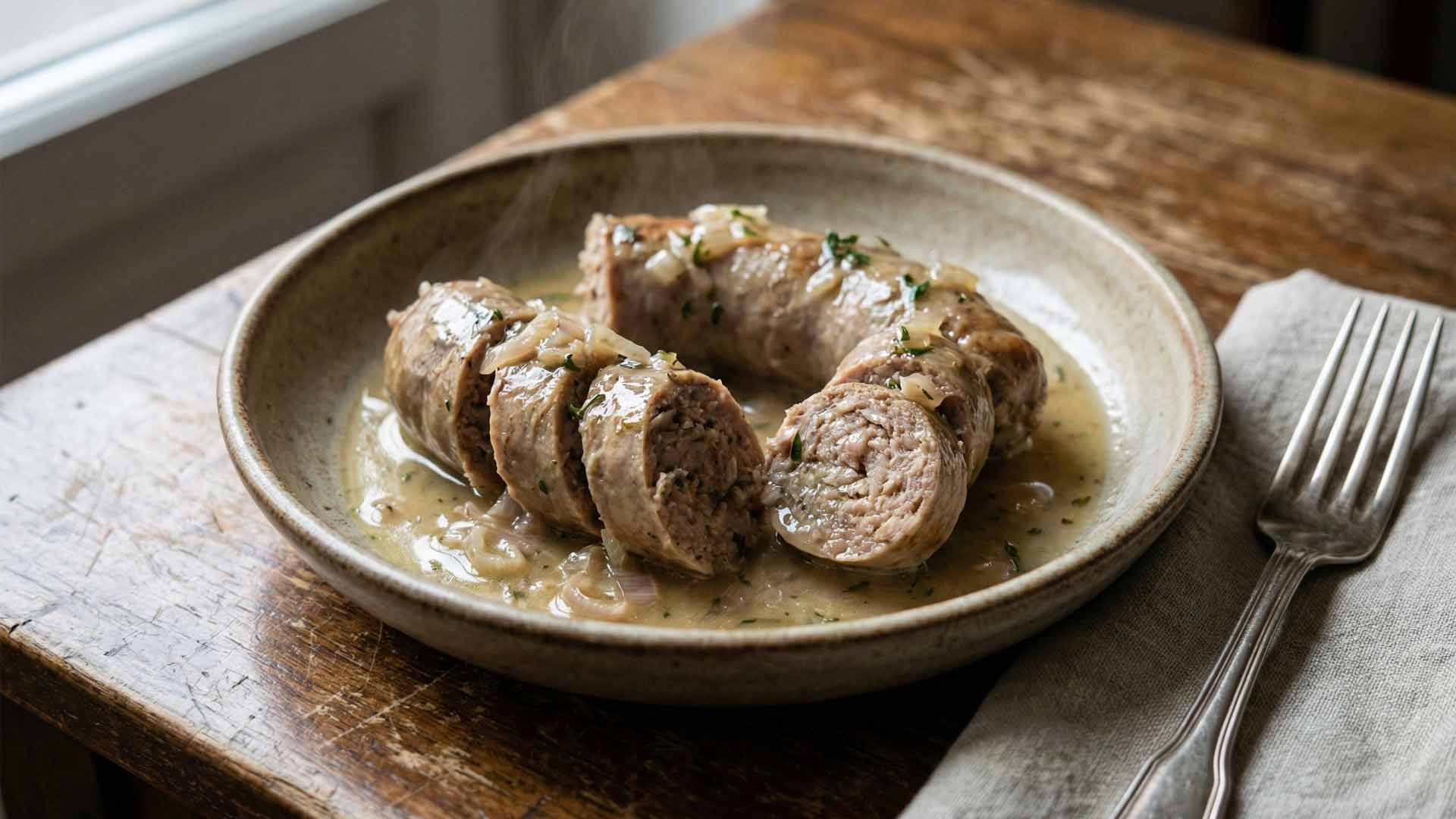 Recette andouillette au vin blanc
