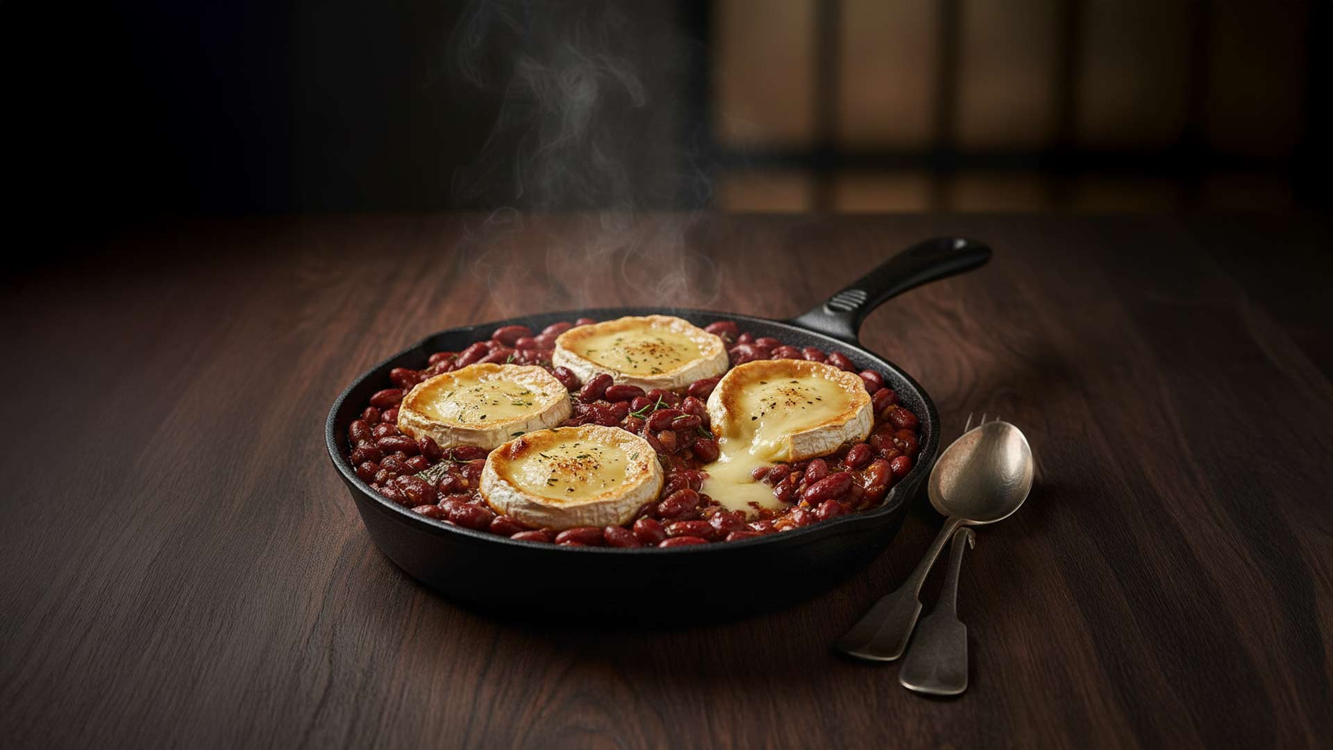 Recette haricots rouges vin rouge et camembert Image