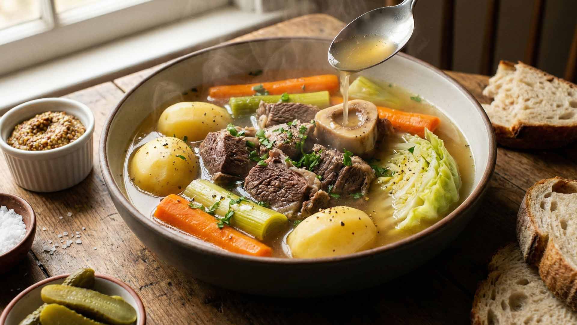 Recette pot-au-Feu traditionnel Image