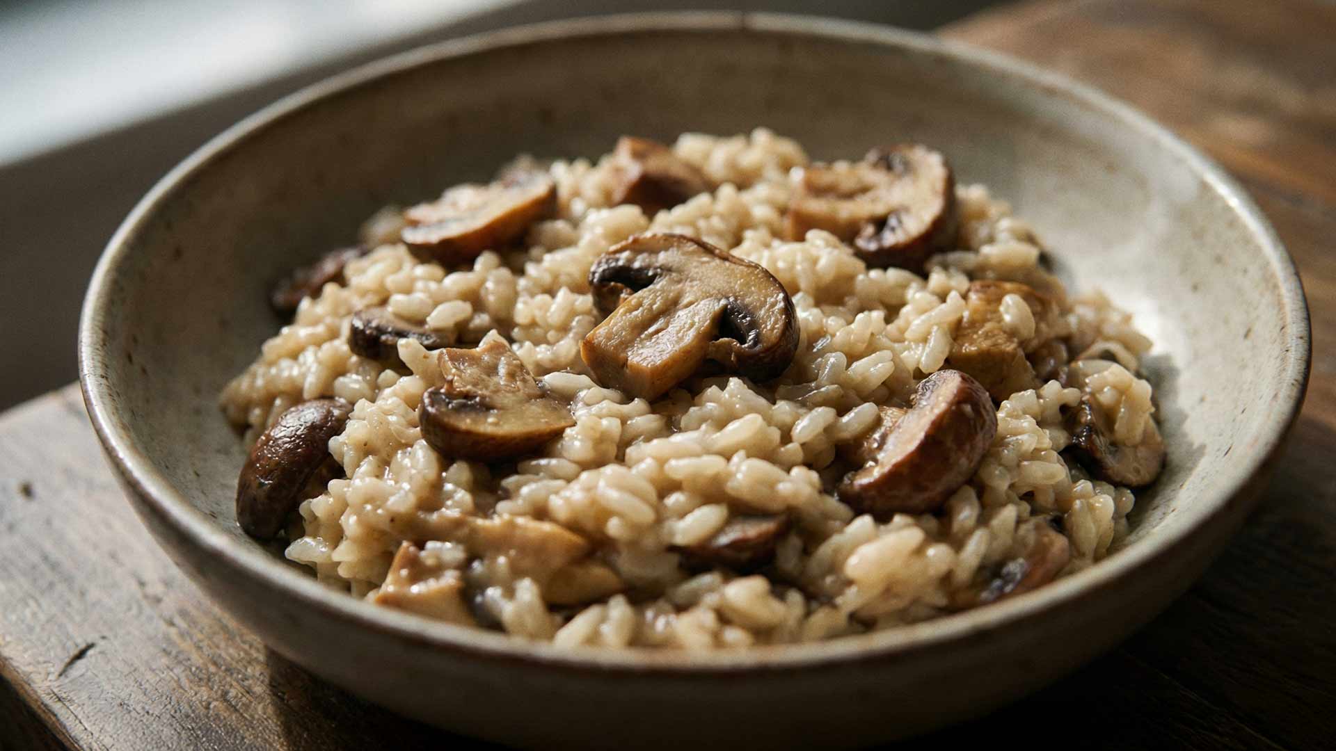 Risotto aux champignons