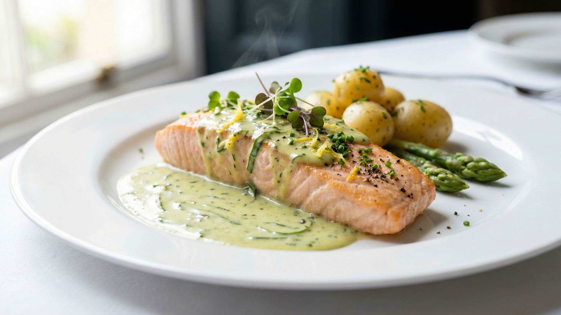 Saumon à l'Oseille Image