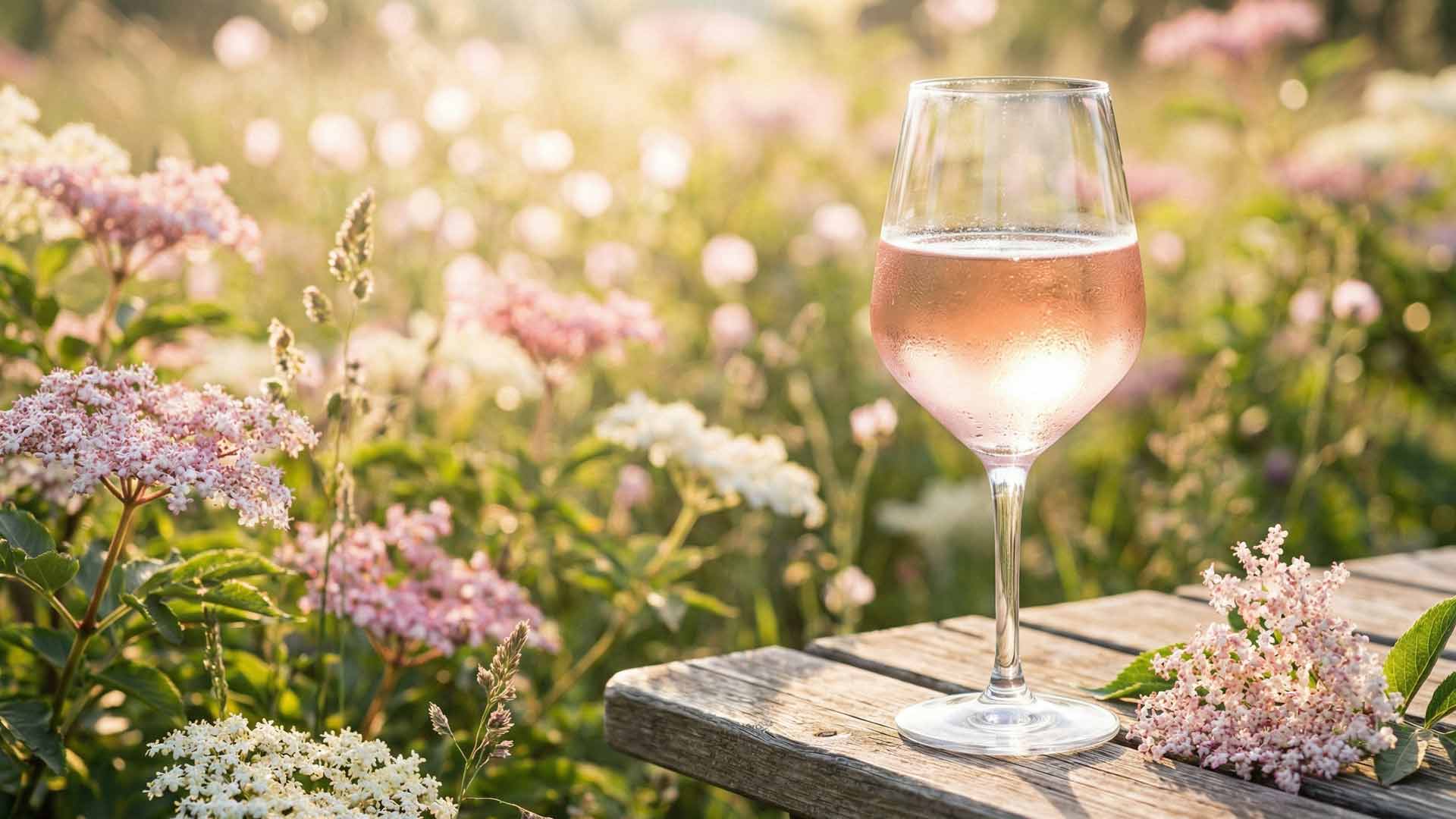 Vin de fleurs de sureau Image