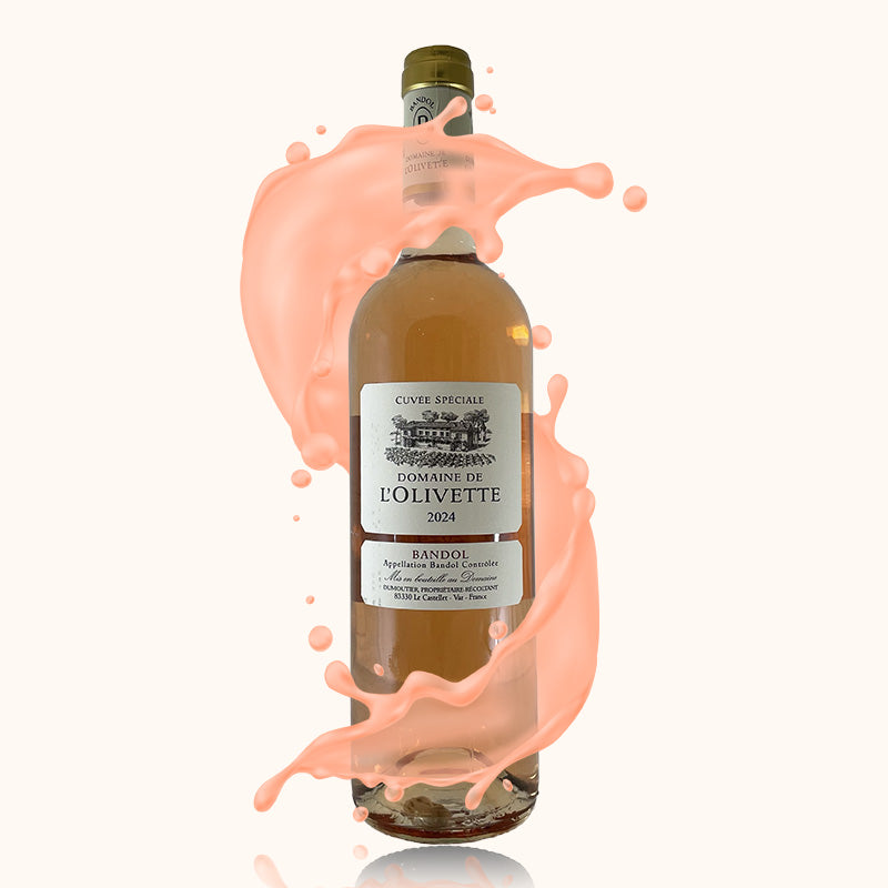 Bandol rose Domaine de l'Olivette bouteille