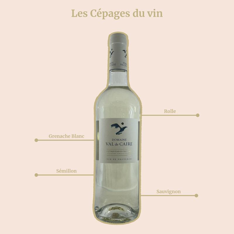 Blanc Val de Caire-Cépages