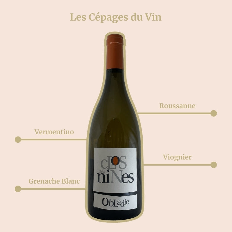 Clos des Nines Obladie Cépages