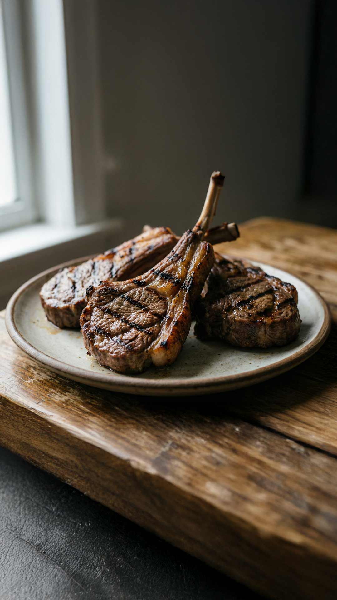 Côtelettes d'Agneau Grillées mobile