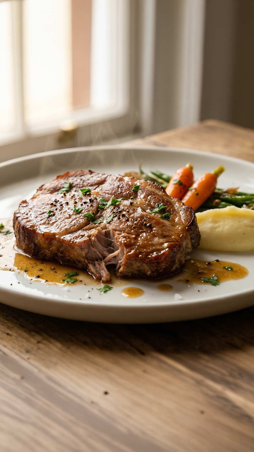 Échine de Porc Confite au Four mobile