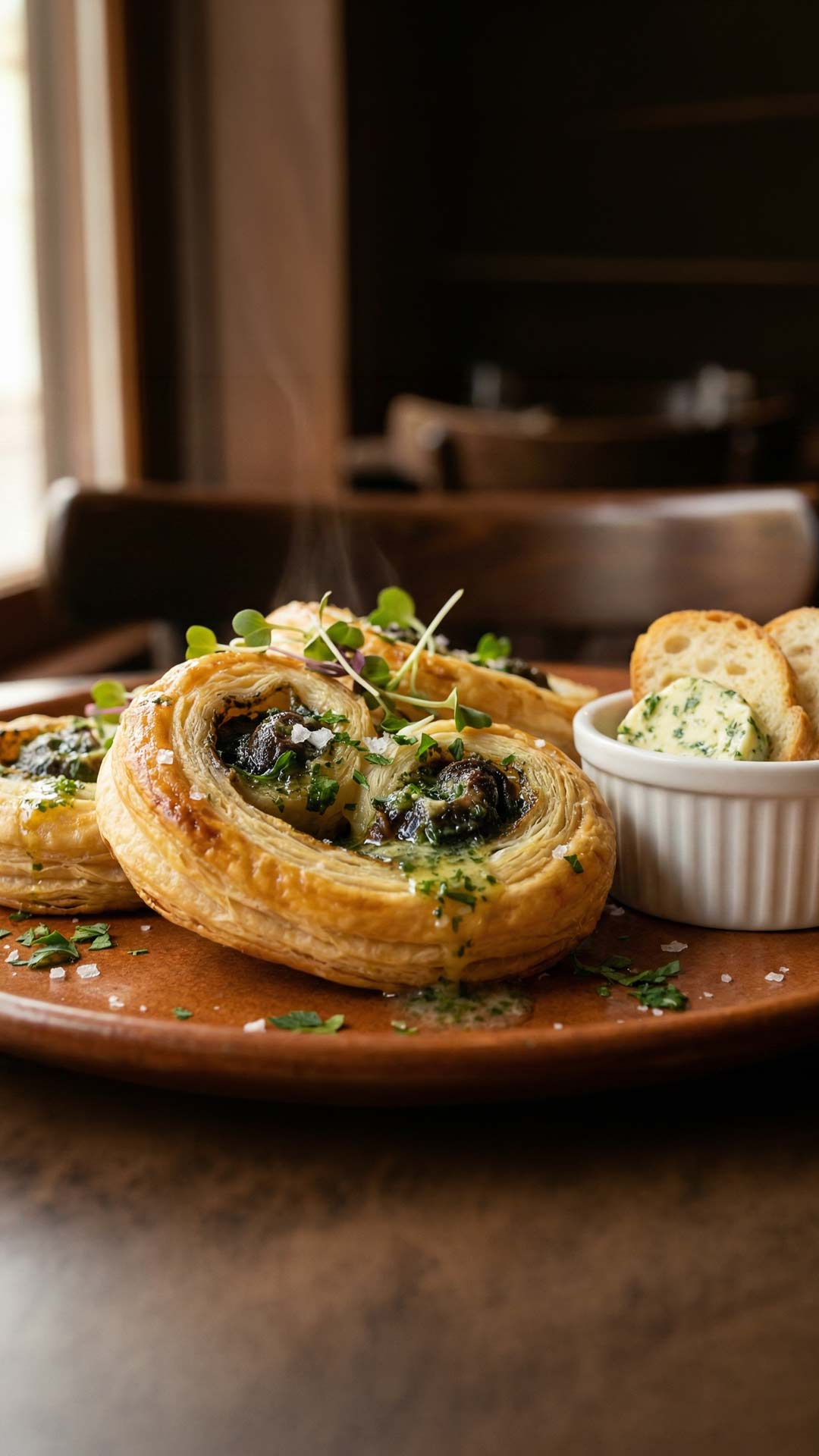 Feuilletés d'escargots mobile