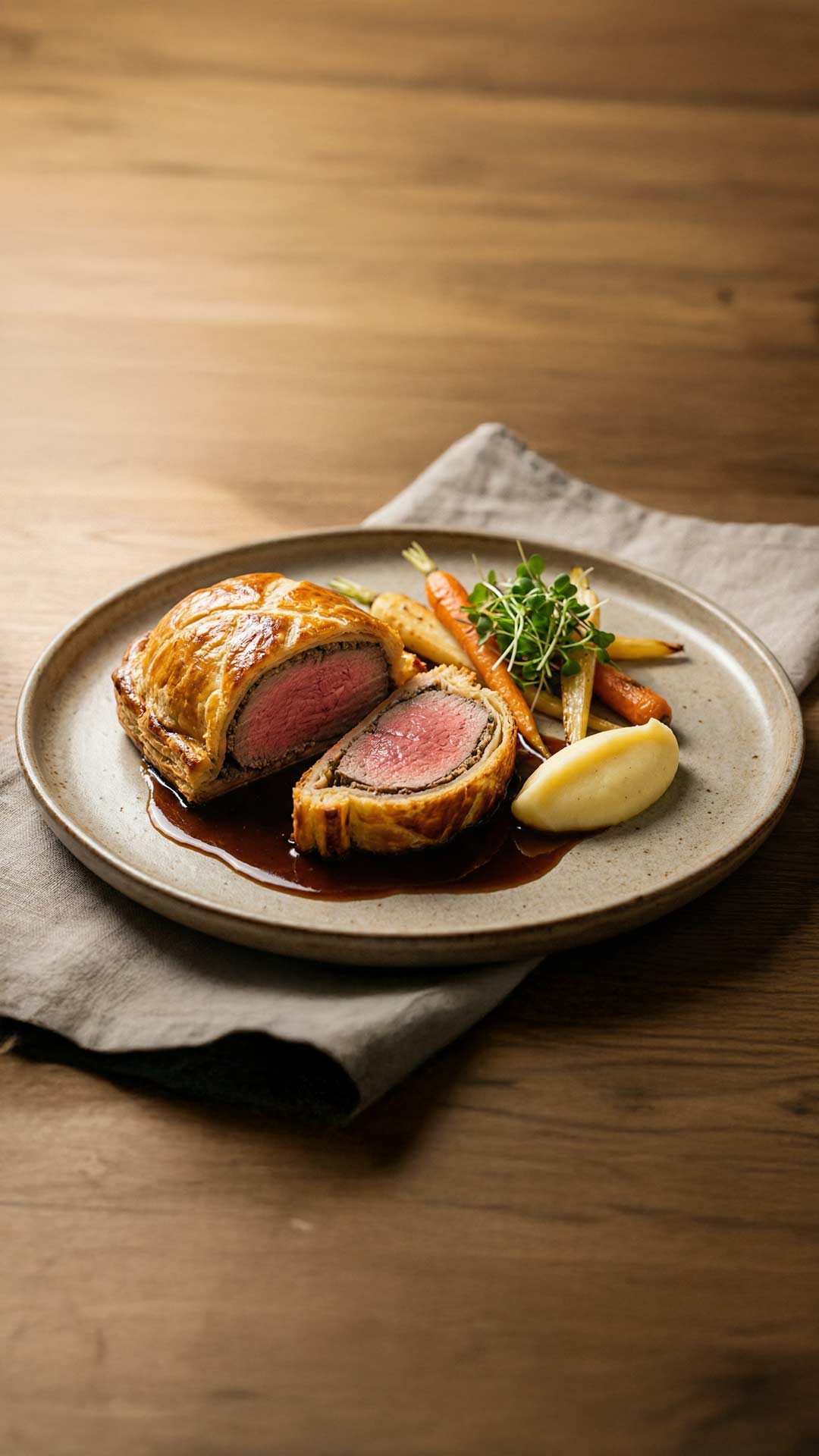 Filet de bœuf en croûte mobile