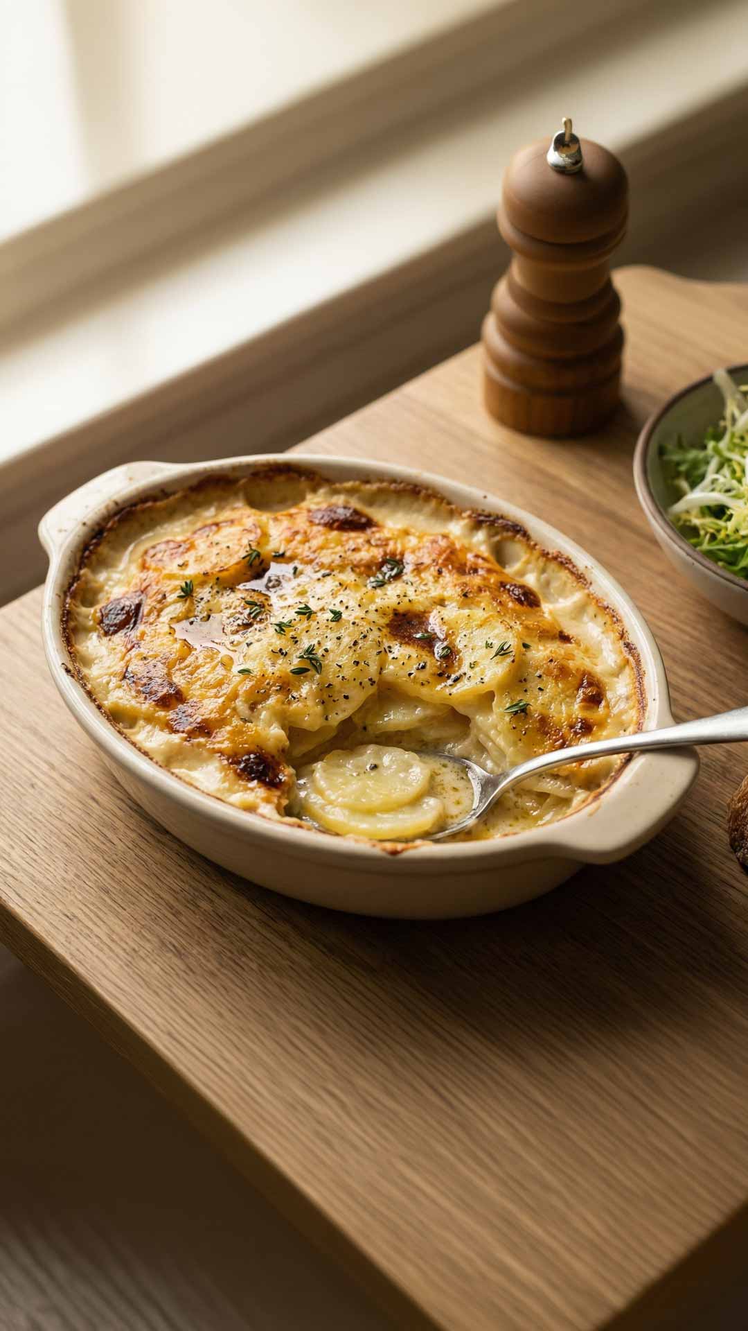 Gratin Dauphinois crémeux mobile