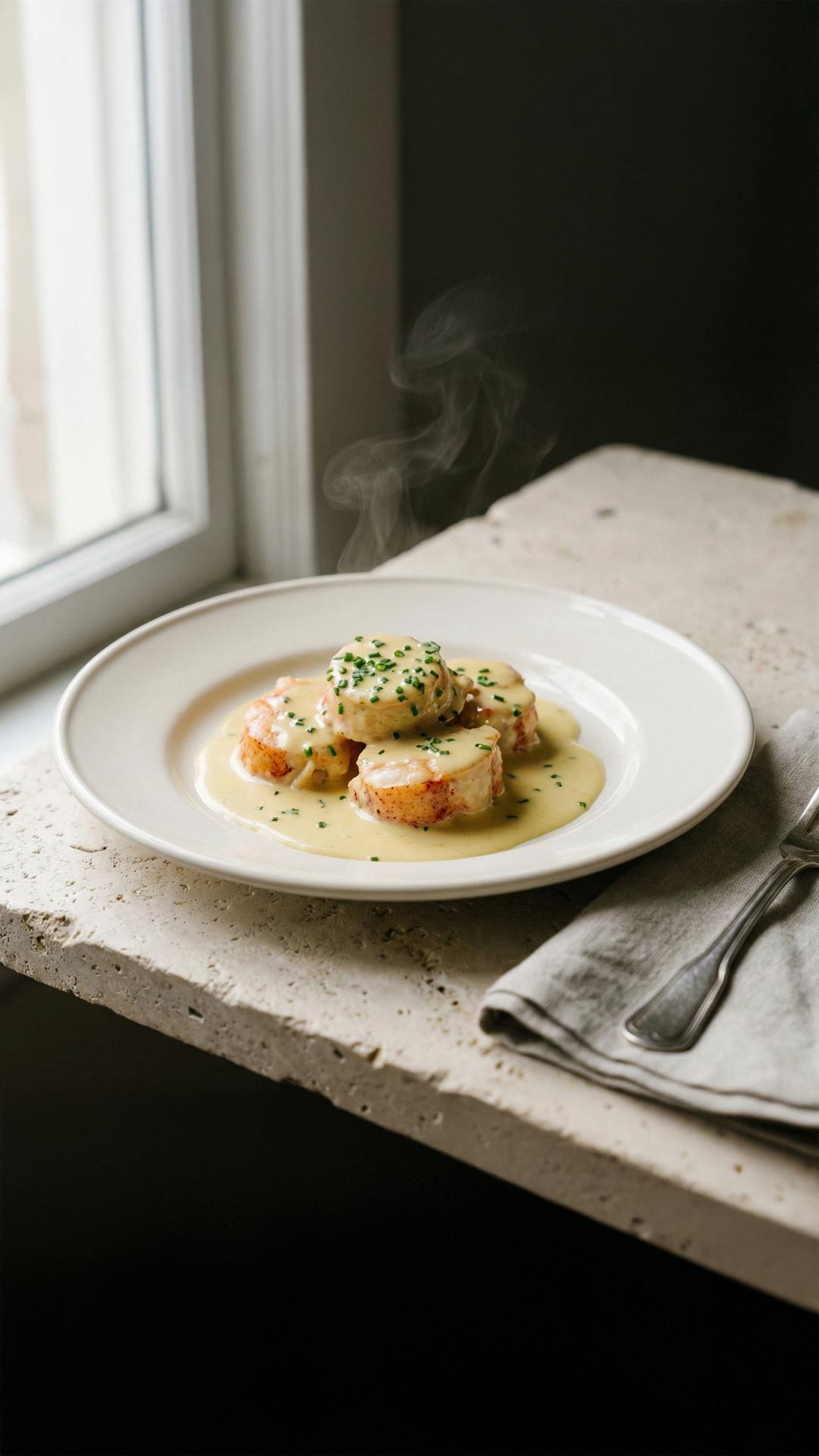 Homard au vin jaune mobile