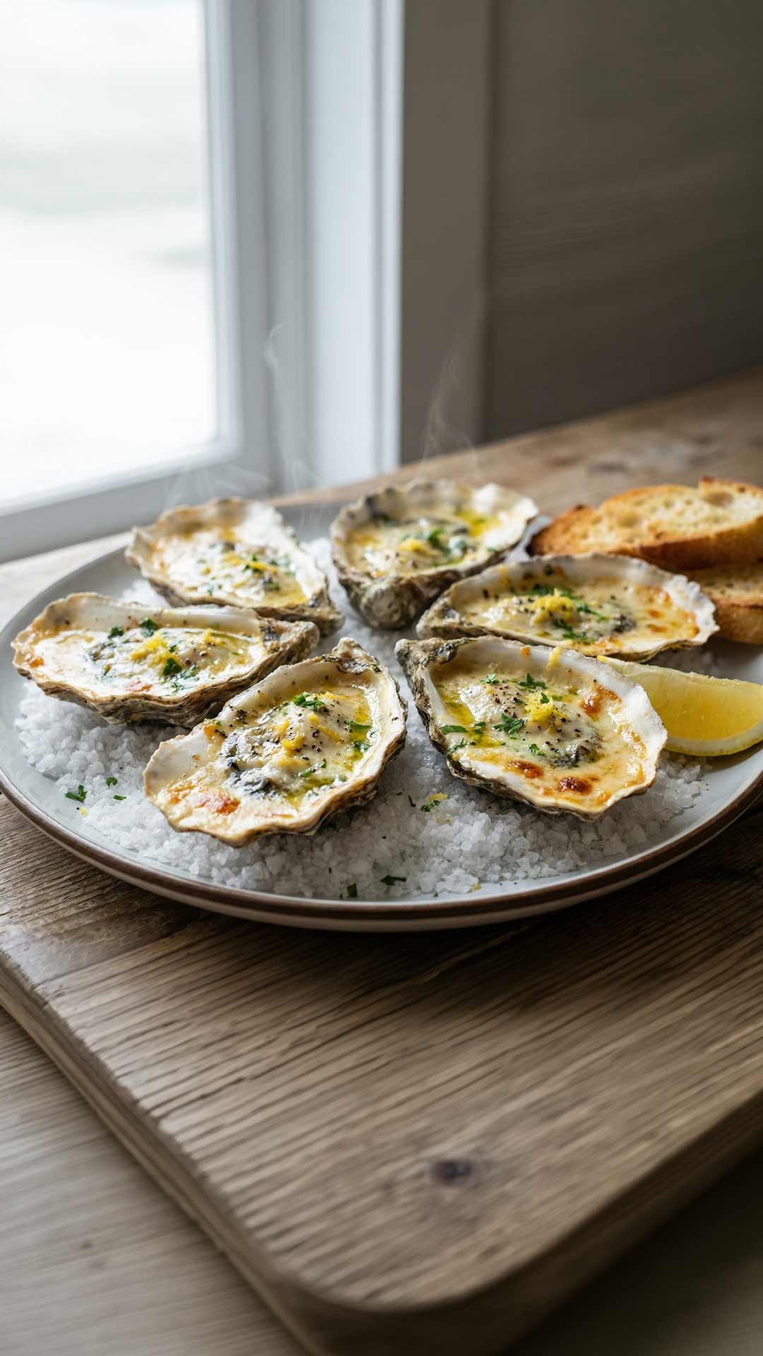 Huîtres Chaudes au Vin Blanc mobile
