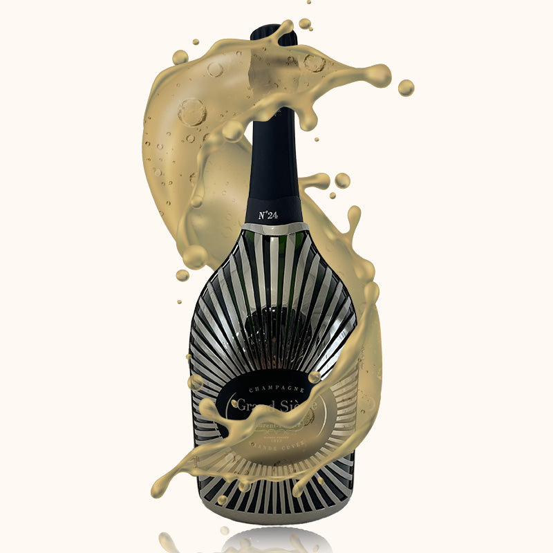 Laurent Perrier Grand Siècle Robe en métal bouteille