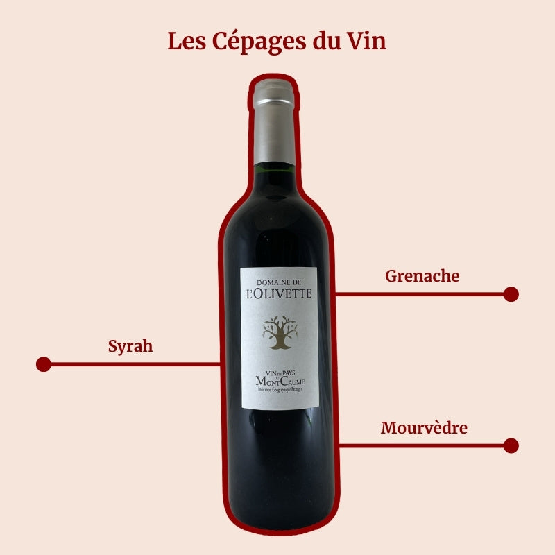 Mont-Caume Domaine de l’Olivette Rouge Cépages