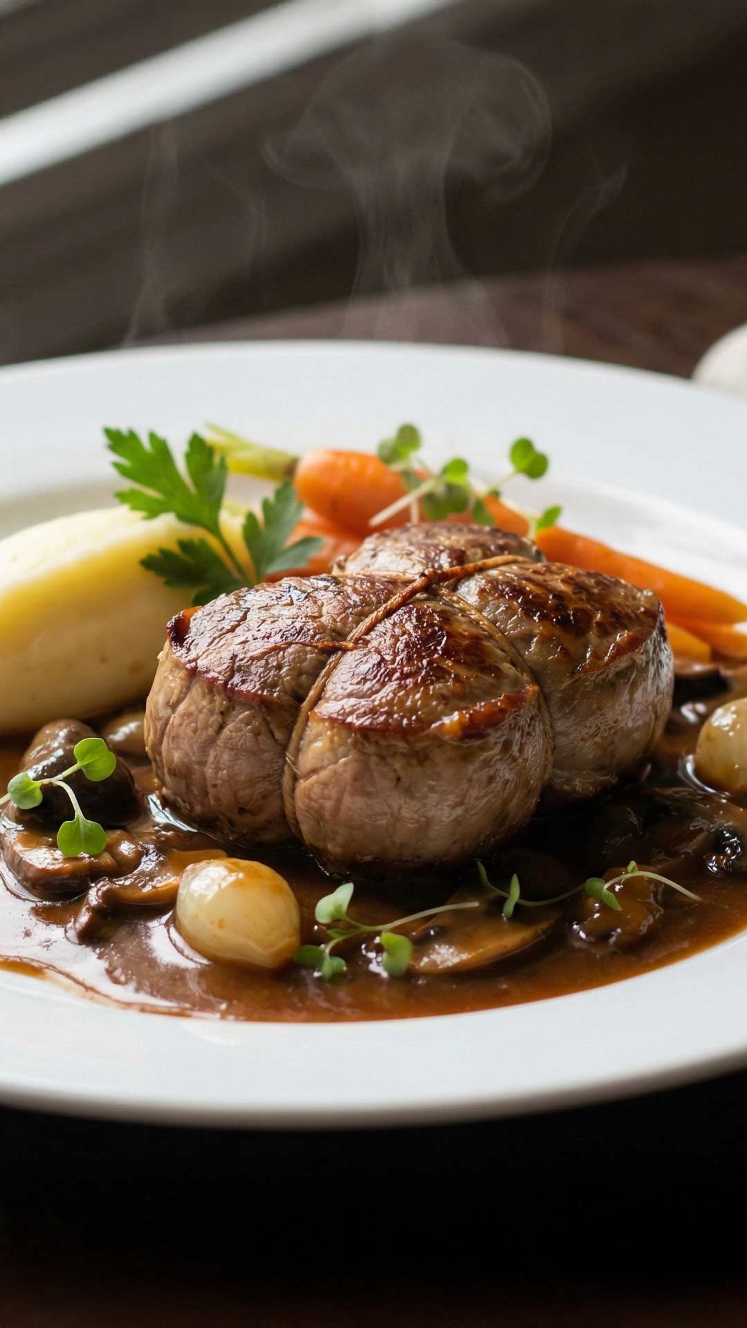 Paupiettes de veau forestière mobile