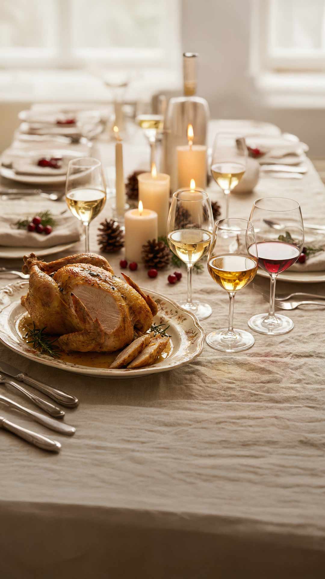 Quel vin avec chapon mobile