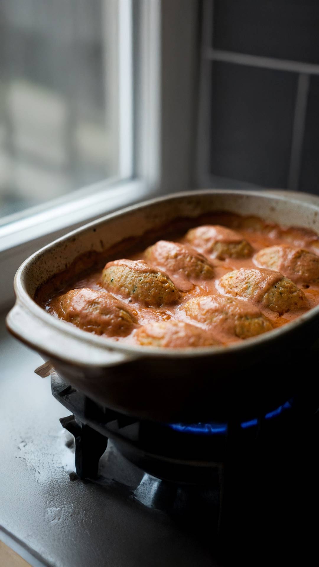 Quenelles de brochet sauce nantua mobile