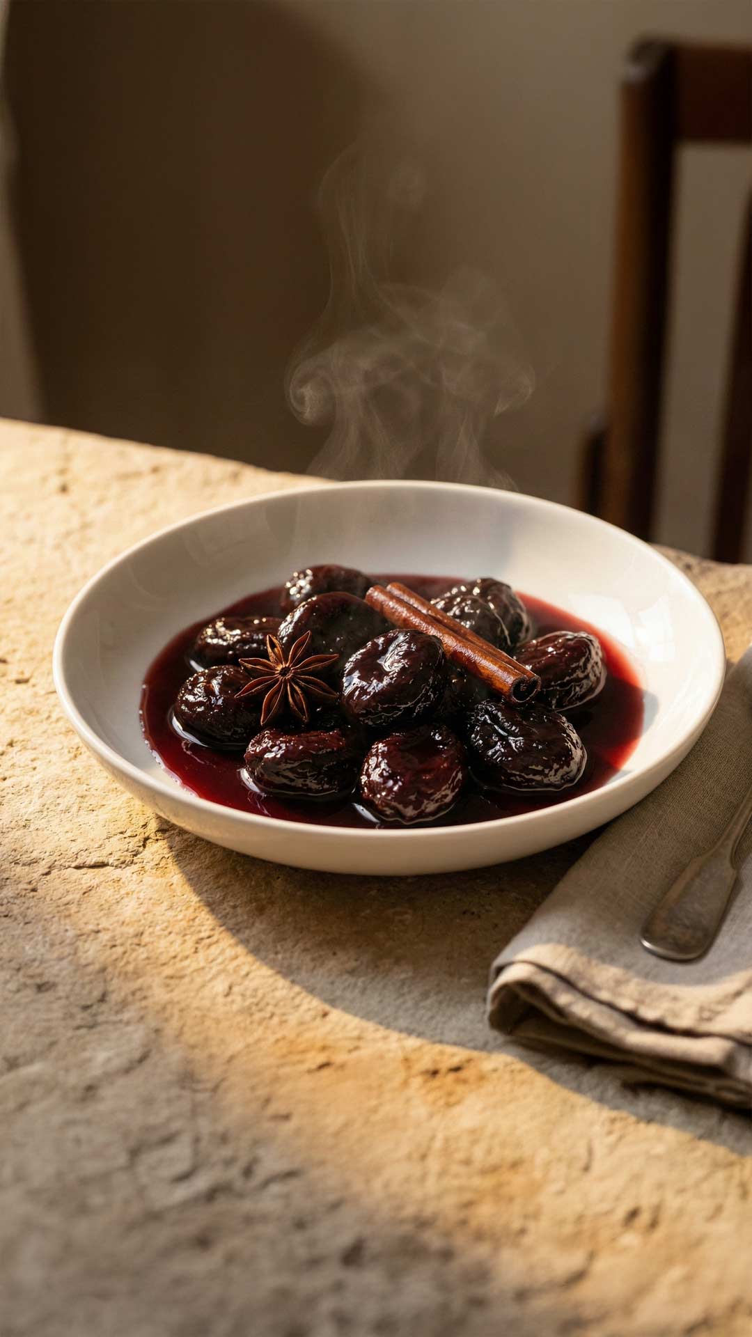 Recette des pruneaux au vin mobile