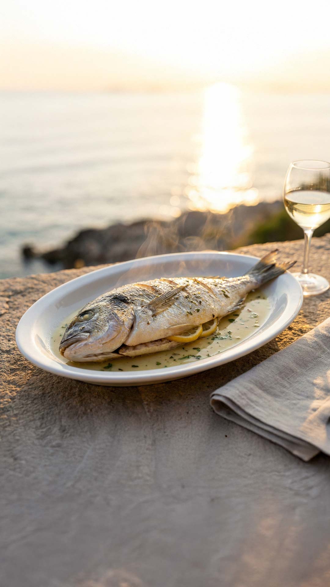 Recette dorade au four vin blanc mobile