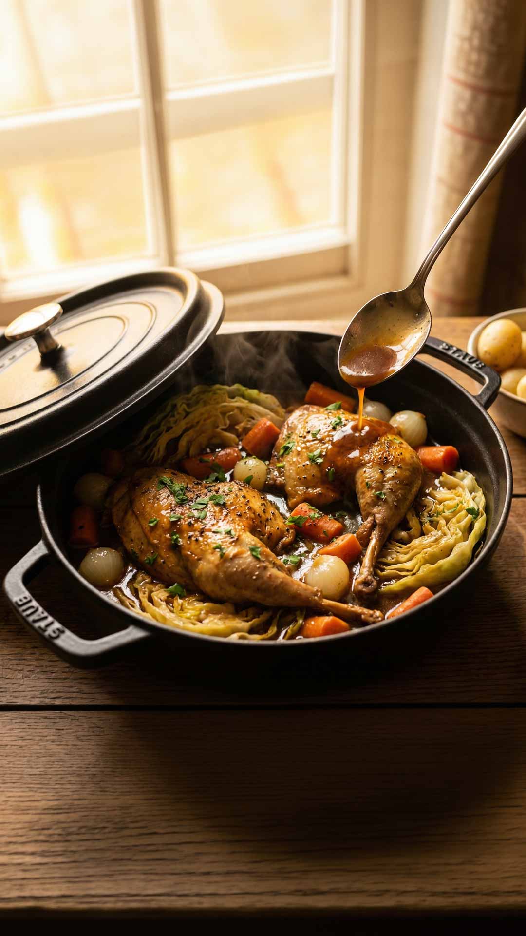 Recette faisan moelleux en cocotte​ mobile