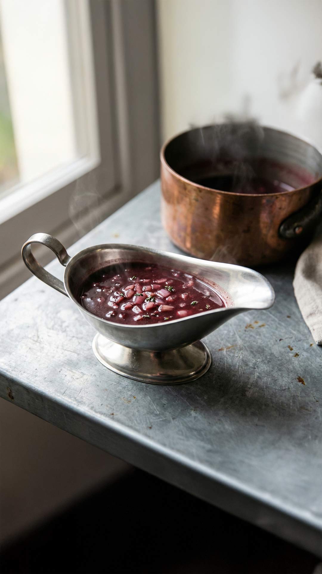 Recette sauce à l'échalote vin rouge mobile