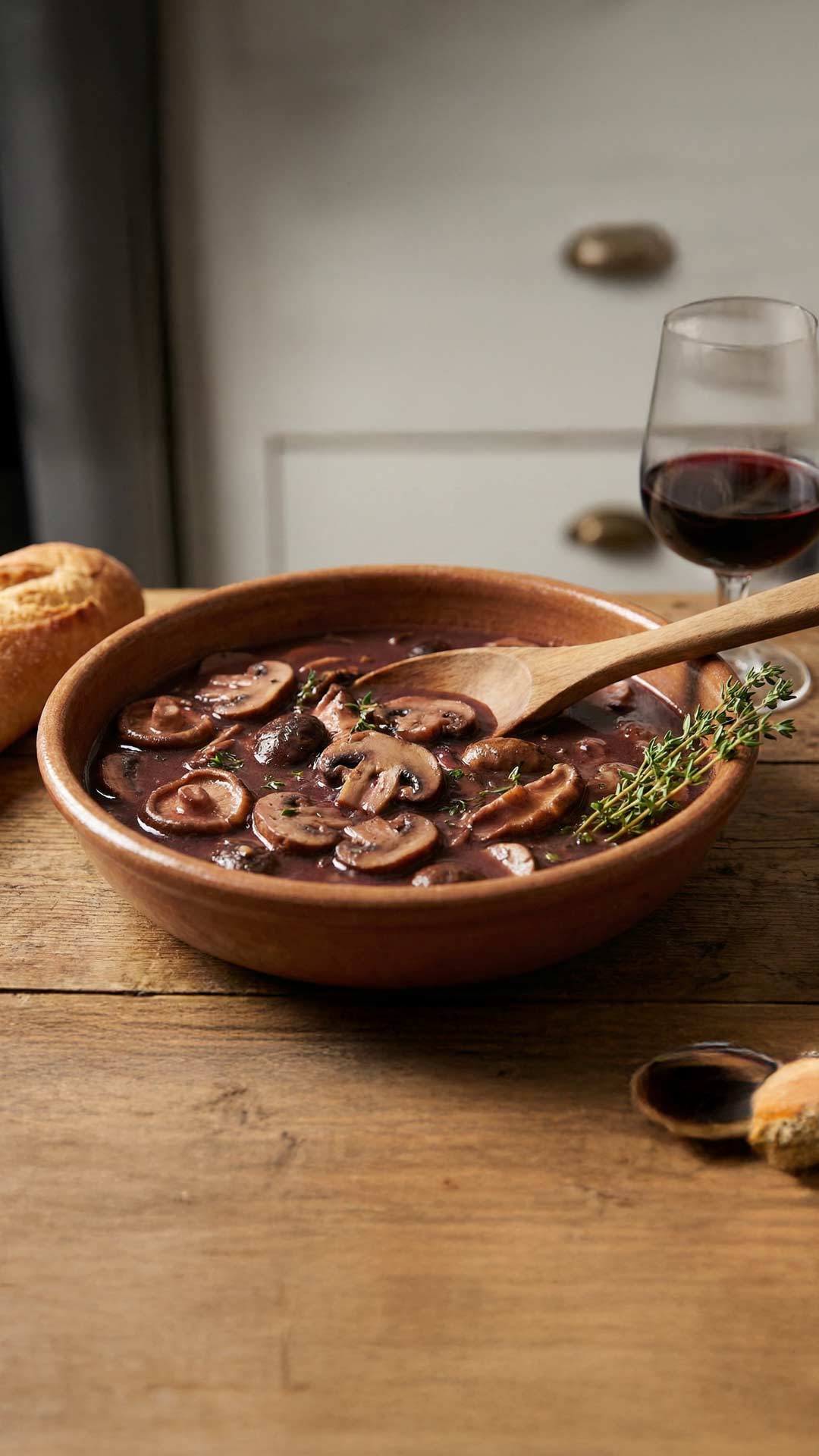 Sauce au Vin Rouge et aux Champignons mobile