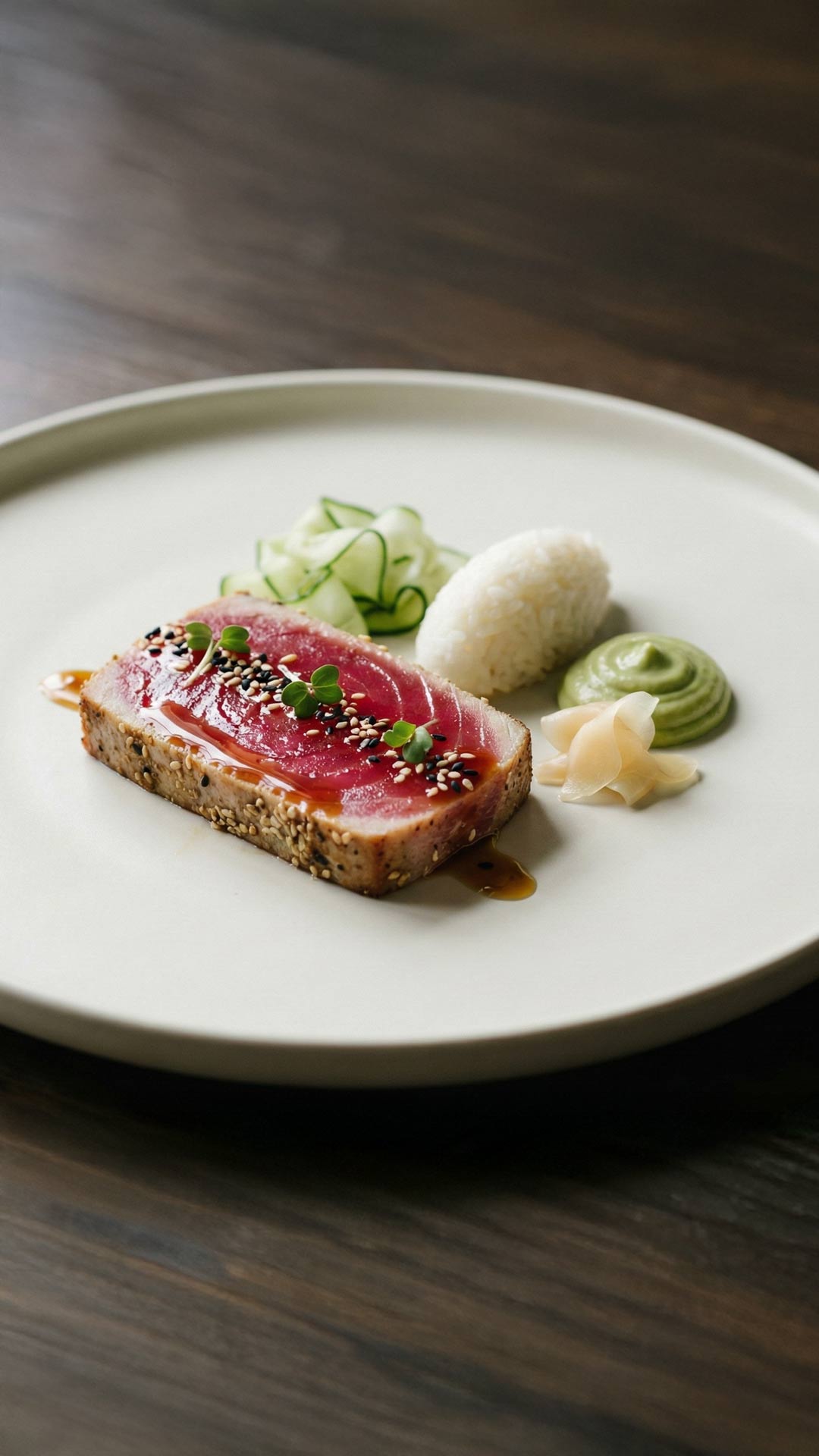 Thon rouge mi-cuit mobile