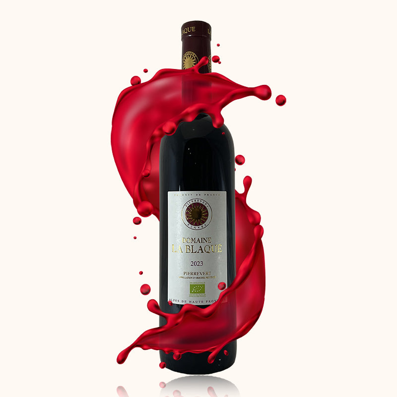 Vin Rouge La Blaque Bouteille