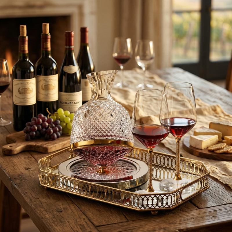 Aerateur decanteur de vin décor