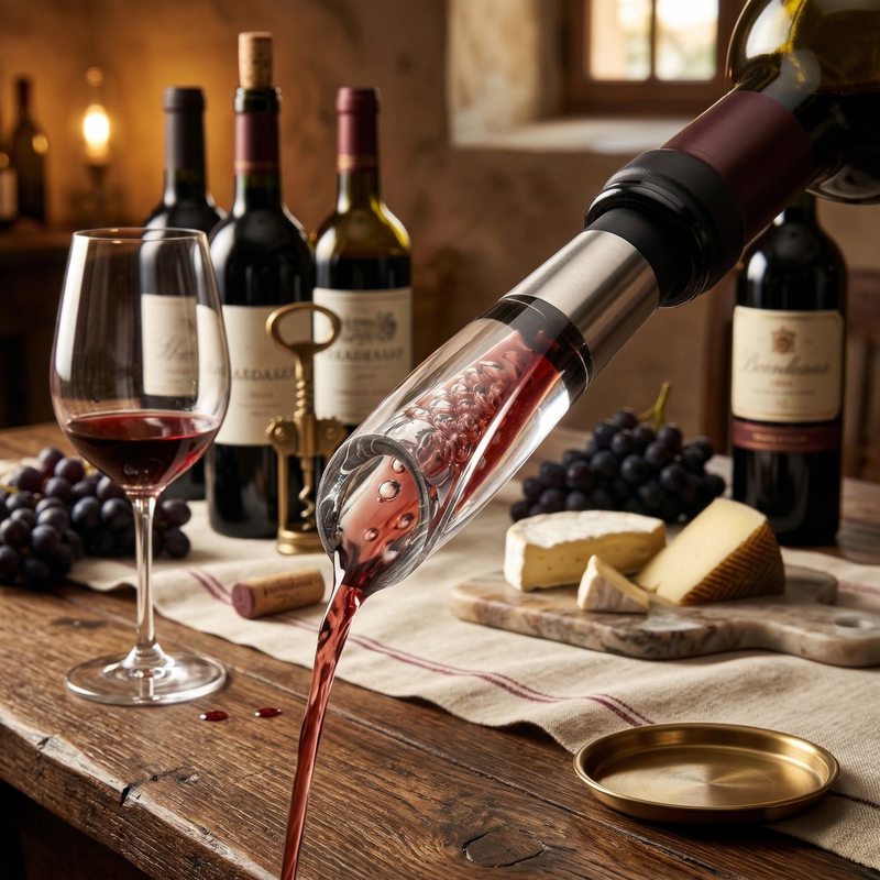 Bec verseur vin décor Image