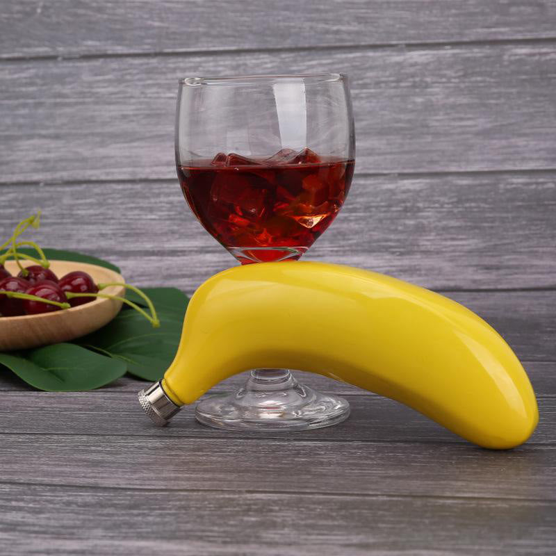 carafe à vin banane présentation