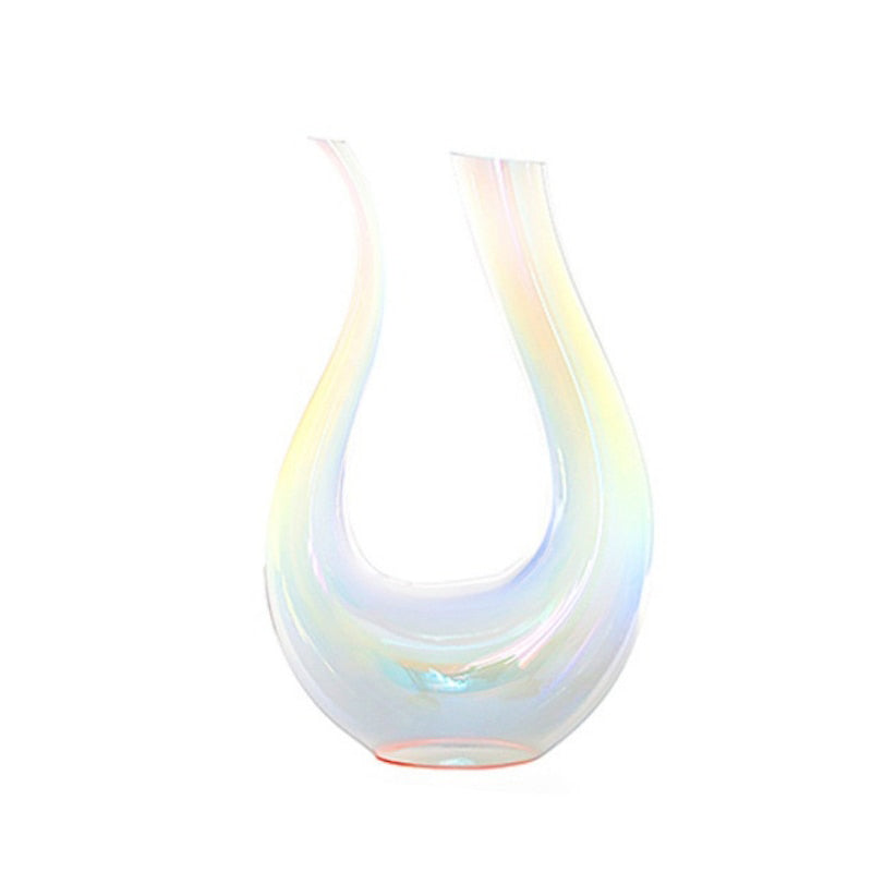 carafe à vin harpe coloré arc-en-ciel