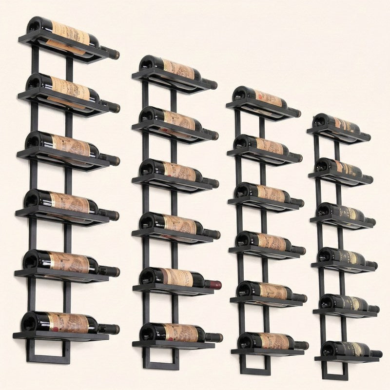 Porte bouteille design mural