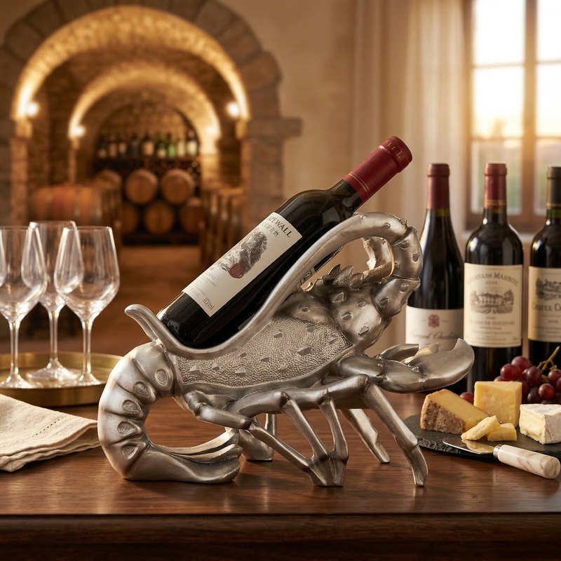 Porte bouteille oeuvre d art décor