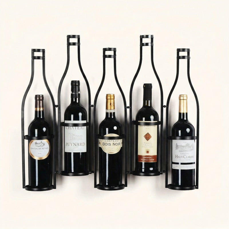 Porte bouteille vin mural