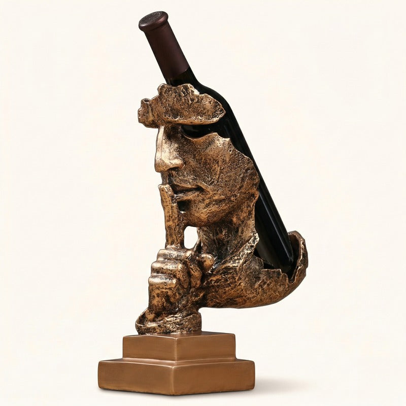 Support de bouteille de vin design