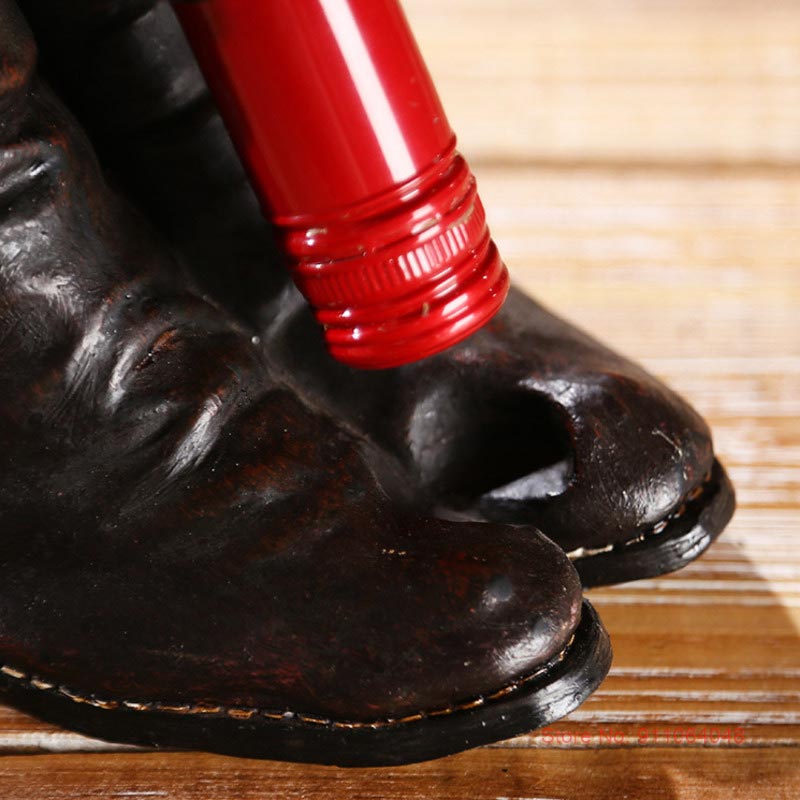 porte bouteille bottes de cowboy détails